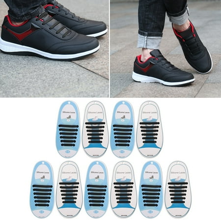 

Ymiko 60pcs Silicone Lazy Shoelaces Elastic No Tie Shoe Laces Running Sneakers Shoestring For Kid Silicone Shoelaces Lazy Shoestring