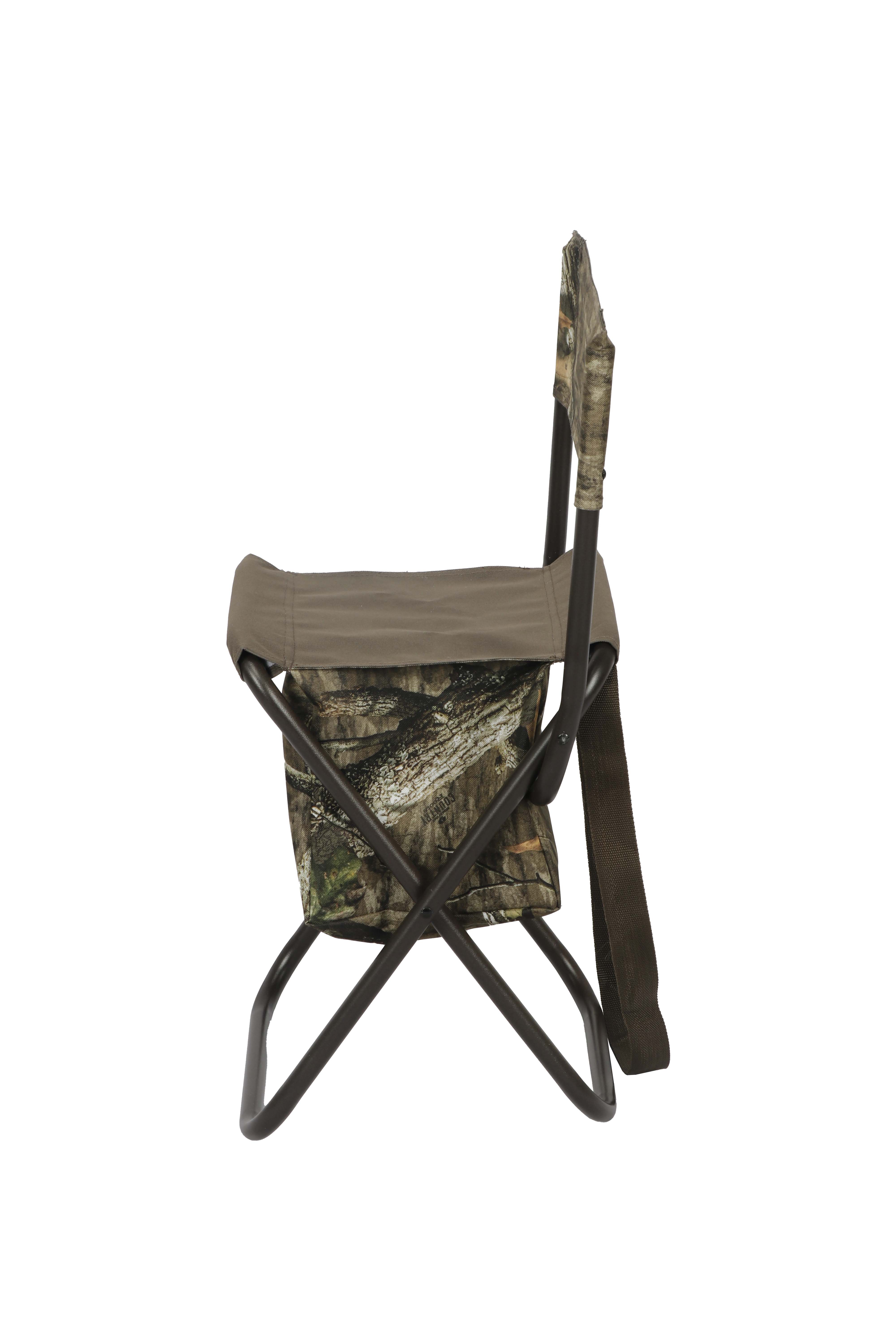 Mossy Oak Hunting Dove Chair with Storage, Mossy Oak Country Roots Camouflage, Adult, Polyester