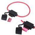 thumbnail image 4 of Car Fuse Holder, Blade Fuse Holder 10pcs/set Plastic+Metal Maximum 40A  For 12V Cars Bikes, 4 of 8
