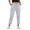 Light Gray, variant on SwiftWear Women's Cargo Joggers Outdoor & Casual Multi-Pocket Cropped Ankle Pants with Elastic Waist, Comfortable & Stretchy Activewear