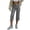 Gray, variant on Women Faux Leather Capri Pants Going Out Casual Button Elastic High Waist Cropped Pants Y2K Trendy Straight Leg Capris with Pockets