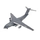 thumbnail image 4 of Avión de transporte a escala 1/100, modelo de bloques de construcción, kit de construcción, regalo para niños y adultos, avión de transporte a escala, 4 of 8