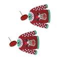 thumbnail image 3 of Segolike Christmas Sweater Earrings, Drop Earrings for Women, Acrylic Earrings Earstuds Jewelry for Club, Daily Wear, Graduation, Xmas Elk Red Sweater, 3 of 8