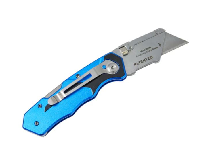 3 PACK Kobalt Lockback 3/4-in 11-Blade Folding Utility Knife