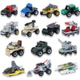 thumbnail image 2 of Bloques de construcción de Mini coche para niños, juguete educativo de ladrillos para armar camión de ingeniería de dibujos animados, 7cm, 2 of 4