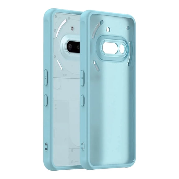 Rosebono Compatible Nothing Phone (3) Case, Magnetic Translucent Matte Hybrid Gradient Transparent Soft TPU Clear Skin Cover Protection Case (Teal)