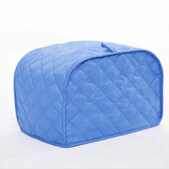 Nvzi-a Toaster Cover Polyester Mesh Toaster Dust Cover Pan Protector for Two Slice Toaster Appliances and Dust Fingerprint Protection (Blue)