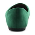 thumbnail image 4 of Ollio Women's Shoes Ballet Light Faux Suede Low Heels Flats ZM1014, 4 of 6