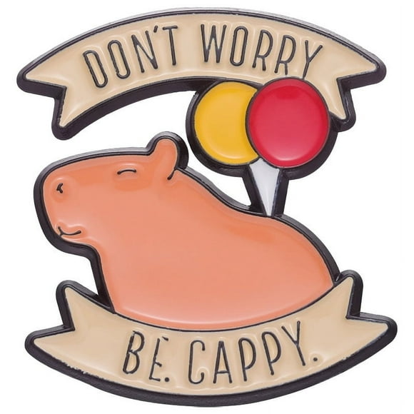 Capybara Balloon Brooches Enamel Pins