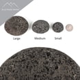 thumbnail image 3 of Blue Ridge Brand Lava Rock - Black/Gray Lava Pebbles - Volcanic Rock - Landscaping Rocks - Large - 10 Pound, 3 of 5