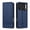 Blue, variant on For iPhone 18 Pro PU Leather Wallet Flip Case, 3 Card Slots, ID Window & Cash Pocket, Magnetic Closure, Shock-Absorbing TPU Inner Shell, Slim Folio Protective Cover,Black