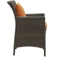 thumbnail image 4 of Modway Conduit Outdoor Patio Wicker Rattan Dining Armchair, Multiple Colors, 4 of 4
