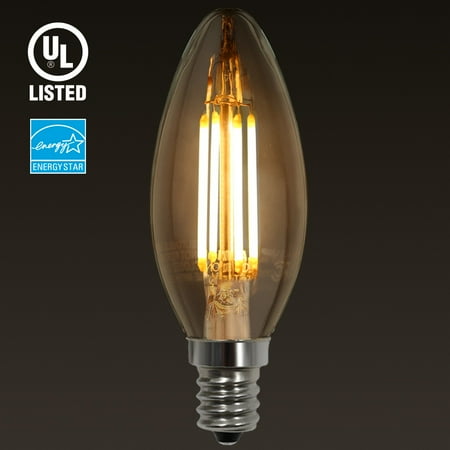 4w E12 Led Filament Vintage Candle Light Bulb Candelabra Base 4w E12 Led Filament Vintage Candle Light Bulb Candelabra Base 2700k Soft White
