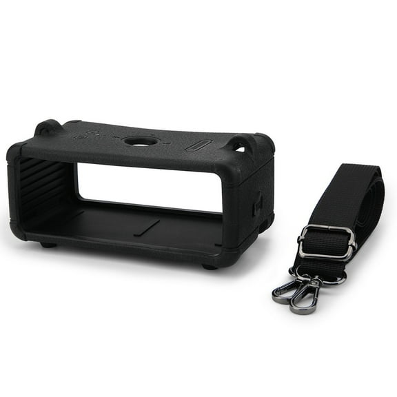Shockproof Silicone Speaker Cover with Adjustable Strap for Marshall Emberton