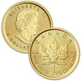 thumbnail image 2 of 1/10 Oz Canadian Maple Leaf Gold Coin, 2 of 3