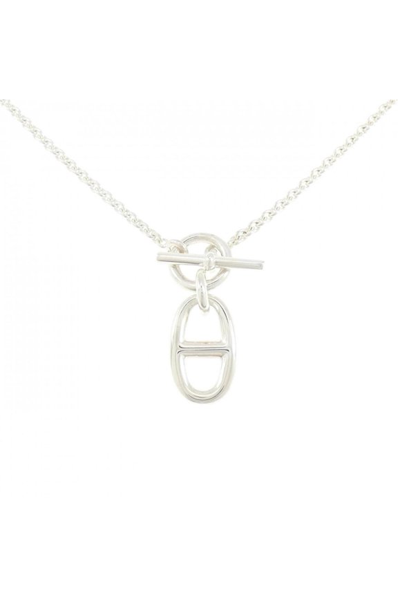 Pre-Owned Hermes Herms Chaine d'Ancre Necklace