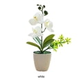 thumbnail image 2 of Yuarrent Flores artificiales en maceta, apariencia realista, versátil, interior o exterior, nueva flor de simulación Flores artificiales D, 2 of 6