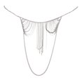 thumbnail image 1 of Cadena del cuerpo Sunnimix para Mujer aleación plata, 1 of 8