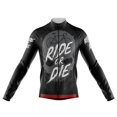 thumbnail image 3 of Maillot de ciclismo con estampado de calaveras para hombre, ropa de ciclismo de manga larga, uniforme de bicicleta de montaña, verano 2023, 3 of 5