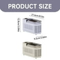 thumbnail image 3 of Basiess Portable Ice Maker Machine with Self-Cleaning, 8 Cubes in 15 Mins Countertop Appliance for Home/Kitchen/Camping, Compact Cube Generator with Basket & Tweezer, Ice Maker Purple, 3 of 9