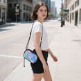 thumbnail image 5 of FORMRS Mini Crossbody Bag for Women Adjustable Rope Shoulder Casual Phone Purse, Neon Starfish Pattern, 5 of 7