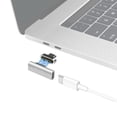 thumbnail image 4 of Adaptador Magnético Adaptador Magnético Magnético Tipo-C 3.1 USB C Adaptador 20Pin Notebook Laptop Converter (Plata), 4 of 5