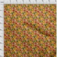 thumbnail image 4 of oneOone Silk Tabby Orange Fabric Tropical Sewing Material Print Fabric By The Yard 42 Inch Wide, 4 of 5