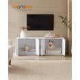 thumbnail image 2 of FEANDREA Mueble Arenero, mueble para caja de arena, 57,2 x 19,1 x 19,7 pulgadas, colorBlanco, 2 of 6