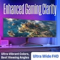 thumbnail image 4 of Westinghouse 49" Curved Ultrawide Gaming Monitor, UWDFHD 144Hz 3840x1080 1800R FreeSync, WC49BX6230, 4 of 9