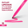 thumbnail image 3 of COVERGIRL Outlast Lipstain, Epic 15, Pink, 0.05 fl oz, 3 of 12