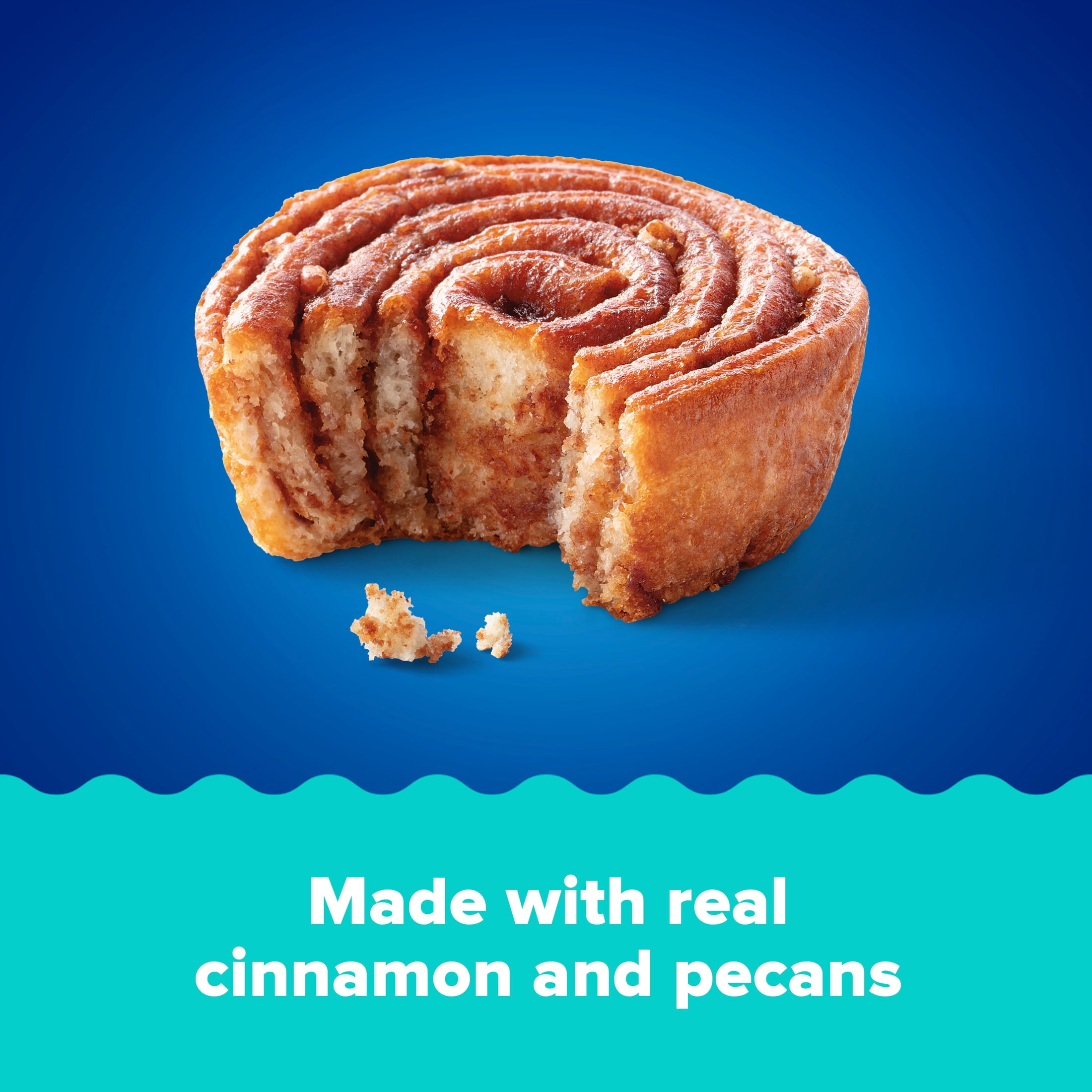 (2 pack) Tastykake Pecan Swirls, 6 Cinnamon and Pecan Baked Pastry Rolls, Cinnamon Rolls