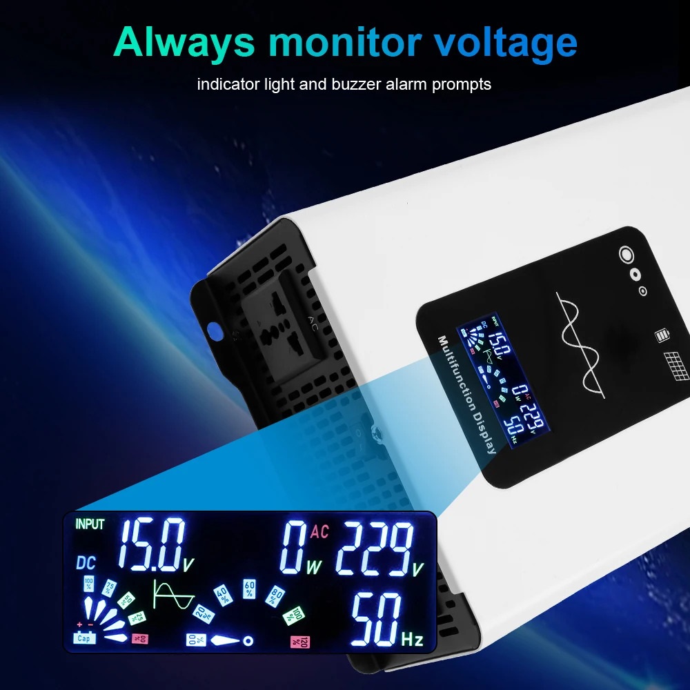 Inverter pure sinus 5000W 6000W 7000W DC To AC Portable Charger Solar Off Grid Power Inverters ,High-efficiency Conversion