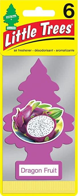 Little Trees Dragon Fruit Hanging Air Freshener for Car & Home 96 Pack!