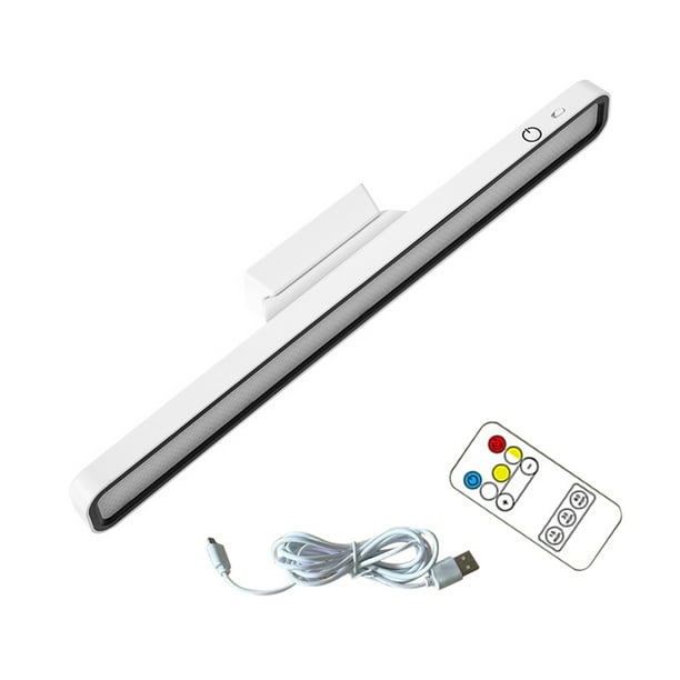 Lámpara de Escritorio LED Recargable por USB, Luces de Atenuación Continua, Lámpara de Mesa Colgante para Dormitorio, Mesa, Luces de Noche de Lectura