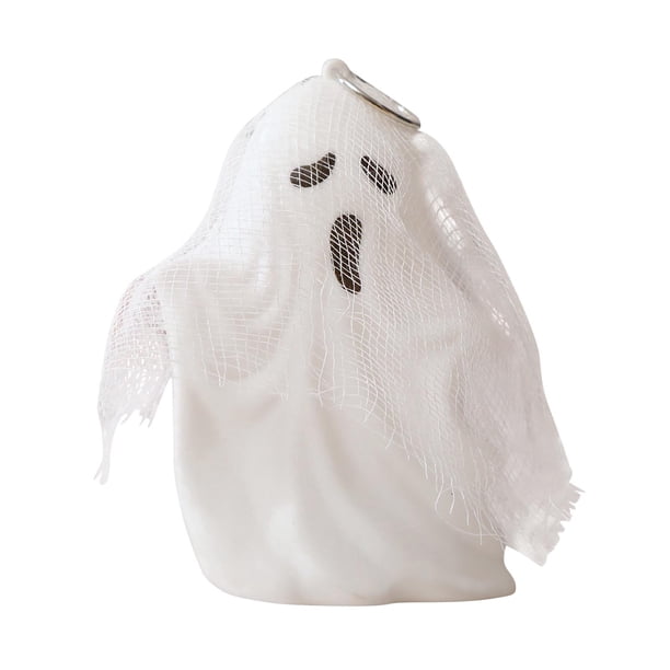 Adorno Colgante de Gasa Fantasma de Halloween, Pieza Decorativa Espeluznante E Iluminada