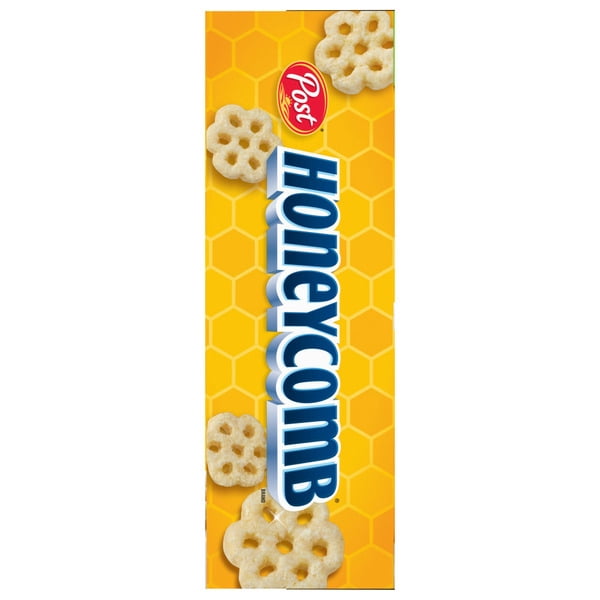 Post Honeycomb Breakfast Cereal, Made with Real Honey, Certified Kosher Cereal with pan