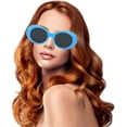 thumbnail image 3 of Gafas de Sol Redondas Ovaladas Retro Color Tint o Lentes Ahumadas… MFZFUKR 221824-3, 3 of 8