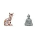 thumbnail image 1 of Escultura De Armonía Felina Primate, Figura Artística De Animal Inspirada En Buda, Adorno De Gato Y Mono Para Chimenea, Decoración De Hotel O Patio, 1 of 8