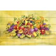 thumbnail image 1 of Tile Mural Kitchen Backsplash - Cornucopia 2 - by Kathleen Parr McKenna, 1 of 1