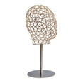 thumbnail image 2 of Soporte para cabeza de peluca, soporte para sombrero, salón de casa multiusos, decoración del hogar, exhibición de cabeza de peluca, cabeza de maniquí Oro, 2 of 8
