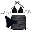 thumbnail image 2 of WILLBEST Traje de Baño Natacion Bikini Sexy de Tres Piezas con Cordones y Espalda descubierta para Mujer, 2 of 7