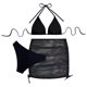 thumbnail image 2 of WILLBEST Traje de Baño Natacion Bikini Sexy de Tres Piezas con Cordones y Espalda descubierta para Mujer, 2 of 7