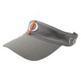 thumbnail image 1 of Phi Tee Golf Men's Hook and Loop Adjustable Golf Visor, Gray, 1 of 3