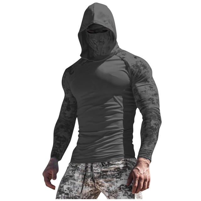 Chandail à Capuchon Hommes Chandails à Enfiler Chandails à Capuchon pour Hommes Noir Chandail Ras du Cou Chandail Molletonné Chandails Molletonnés Hommes Chandail en Molleton pour Hommes