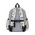 thumbnail image 3 of Excavator and Road White Pattern Cute School Backpack with Padded Back and Adjustable Shoulder Straps 13.4"x11"x4.7", 3 of 5