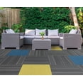 thumbnail image 2 of Accent Platinum Carpet Tiles - 24" x 24" Indoor/Outdoor, Peel and Stick Carpet Tiles - 32 sq. ft. per box – Pack of 8 Tiles, 2 of 4