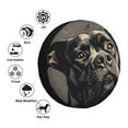 thumbnail image 4 of Gaeub Vintage Dog Illustration 14-17in Tire Cover, Spare Tire Cover, for Camper Caravan, Trailer, Car, Truck, SUV, Jeep-, 4 of 6