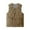 Khaki, variant on Vest for Women ,Thickened Down Vest for Women Warm and Cozy Lightweight Padded Insulation All Season Everyday Wear