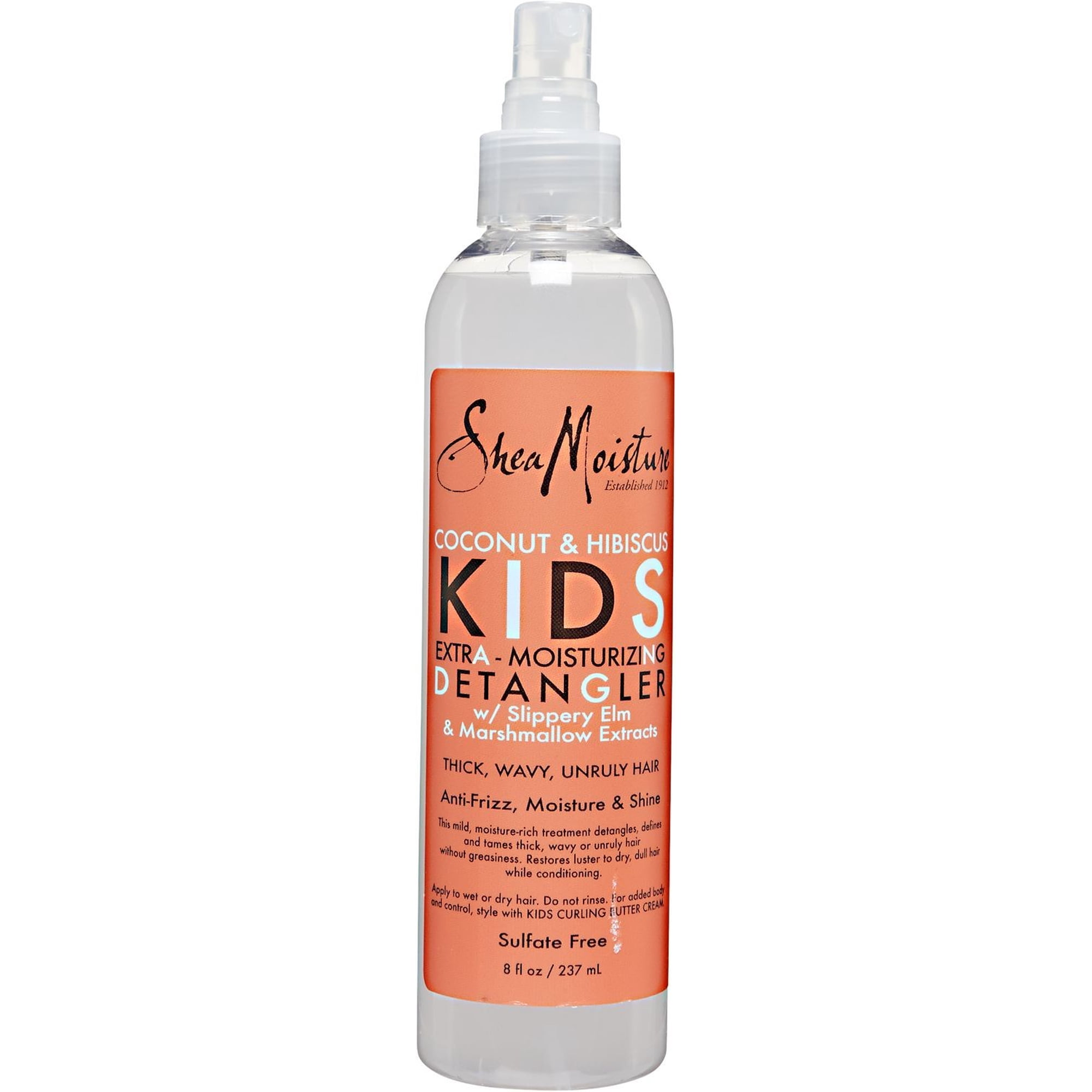 Shea Moisture Kids Extra-Moisturizer Detangler, Coconut & Hibiscus 8 oz (Pack of 3)