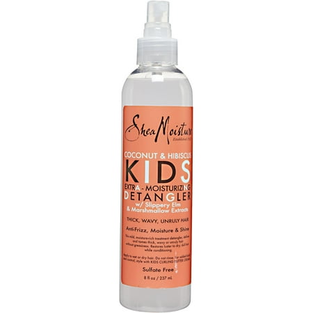 Shea Moisture Kids Extra-Moisturizer Detangler, Coconut & Hibiscus 8 oz (Pack of 3)